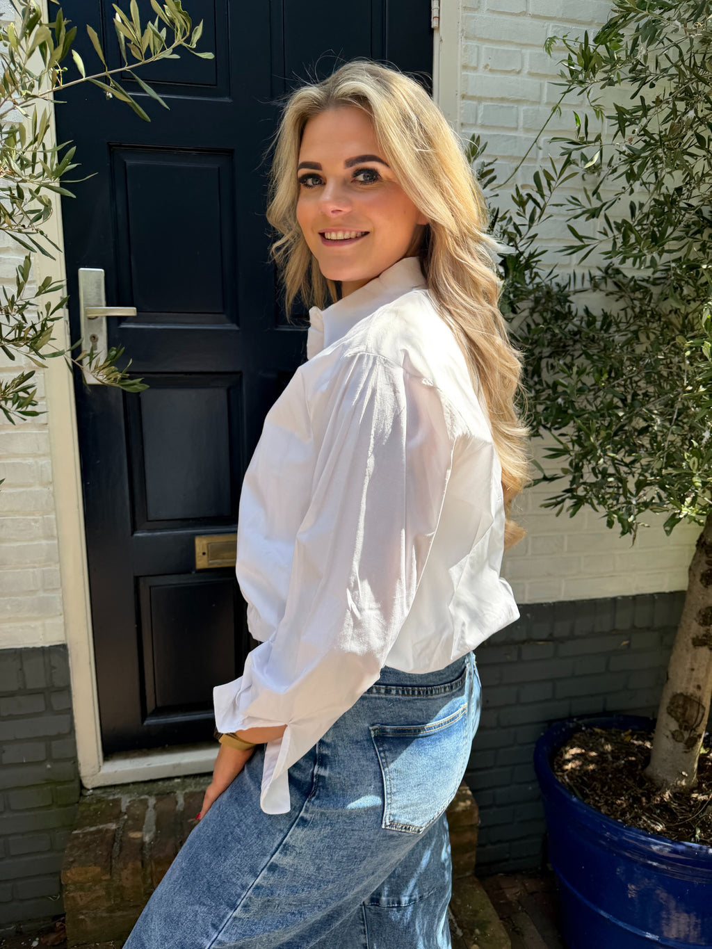 Balloon Blouse - Wit