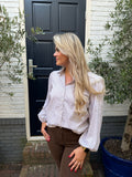 Blouse Glitter - Beige