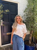 Oversized Top - Wit