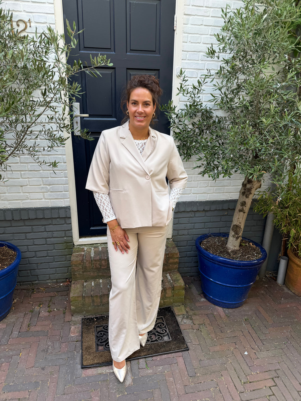 Azzurro Blazer - Beige