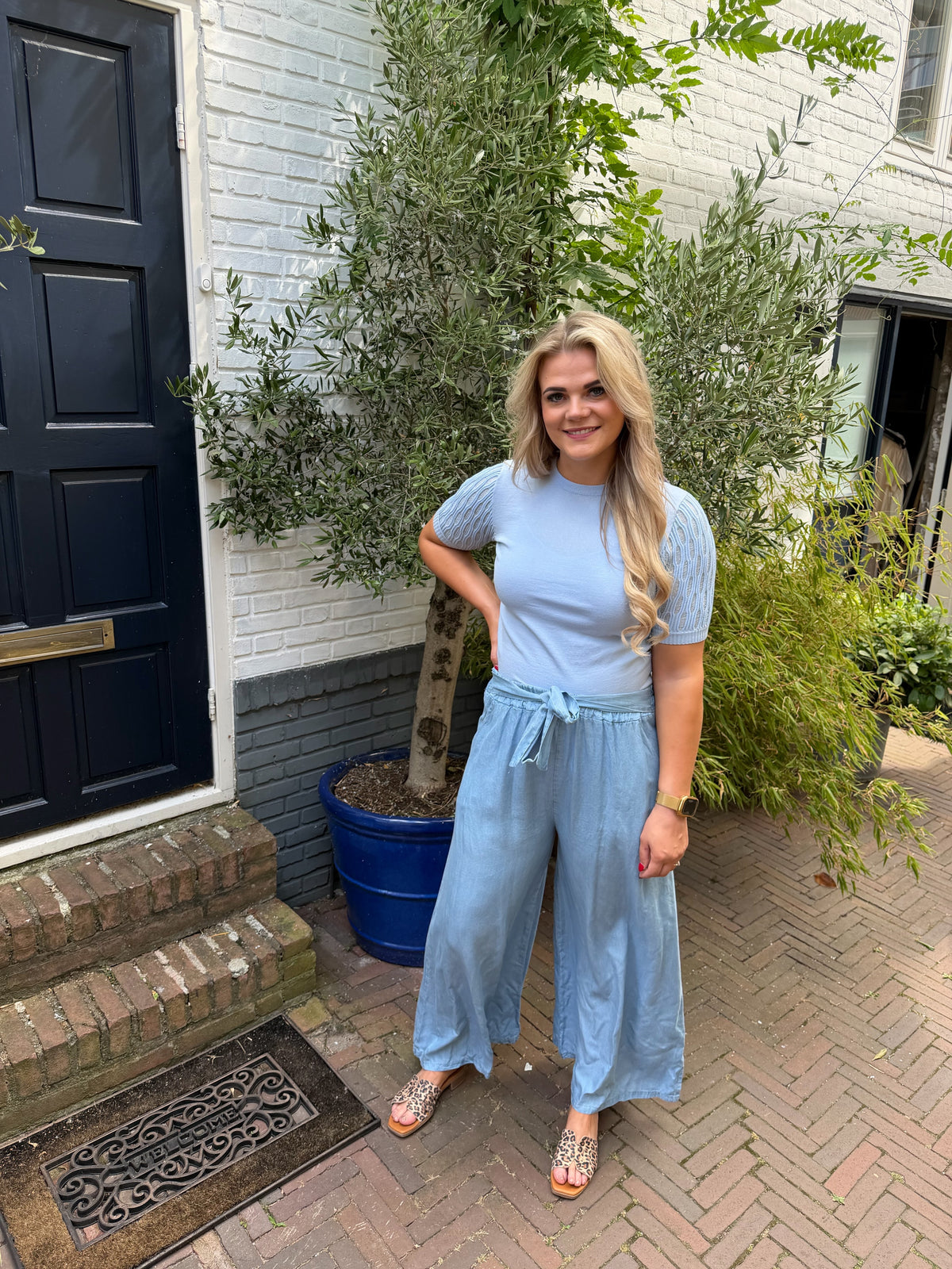 Loose pants - Light Blue