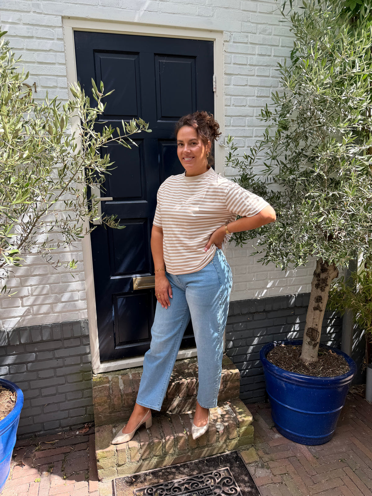 Barrel Jeans Strech - Light Denim