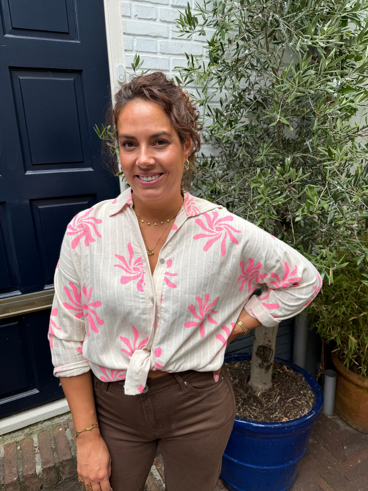 Boho Blouse -Roze